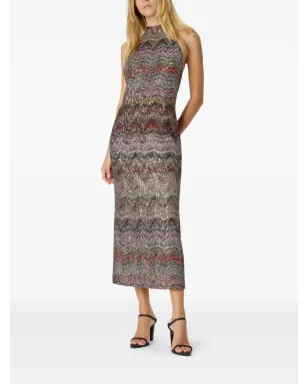 Missoni スパンコール装飾 ホルターネック ミディドレス - サムネイル2