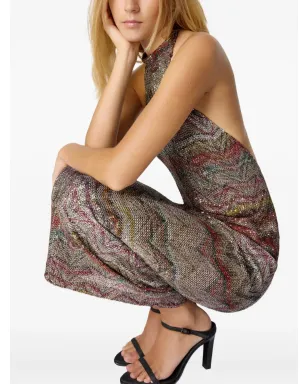 Missoni スパンコール装飾 ホルターネック ミディドレス - サムネイル4