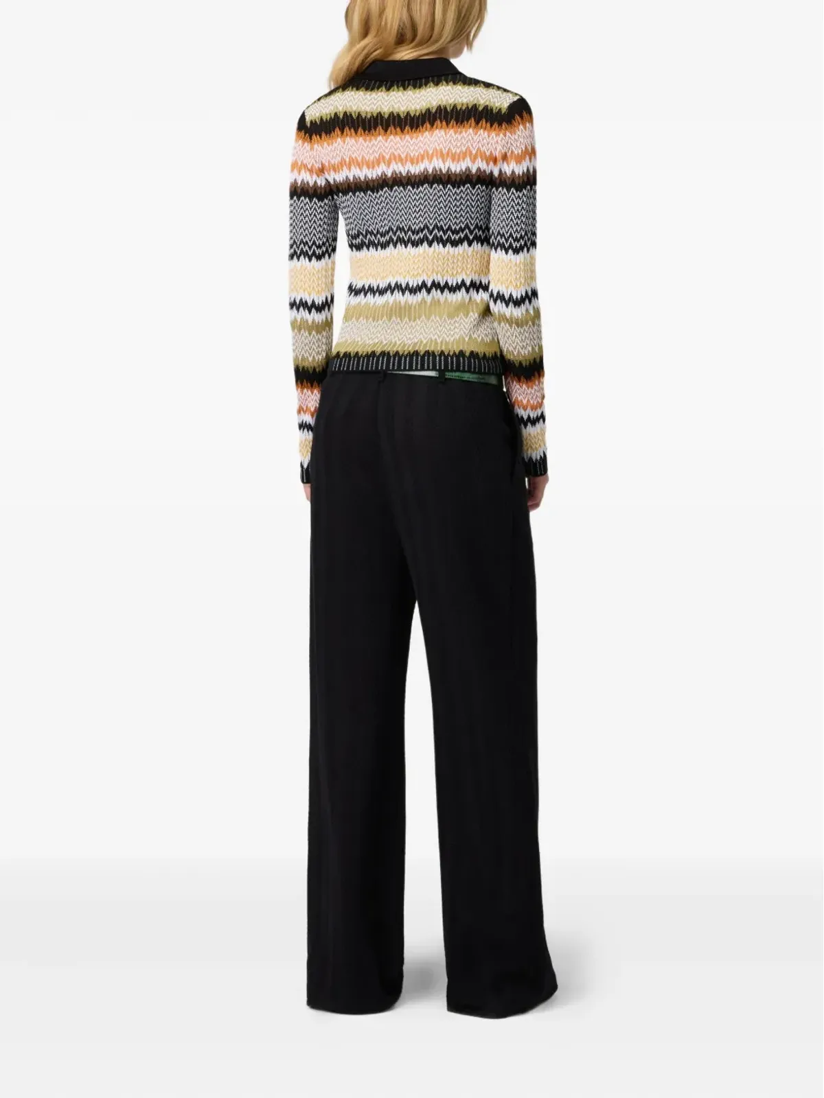 Missoni チェボロン柄ポロネックトップ - Multicolour - 画像3