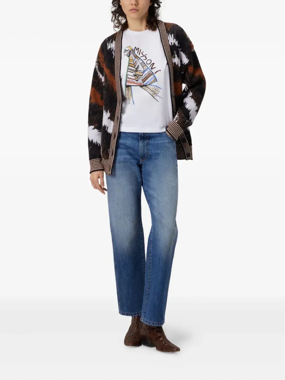 Missoni グラフィックプリントTシャツ（ホワイト） - 画像2