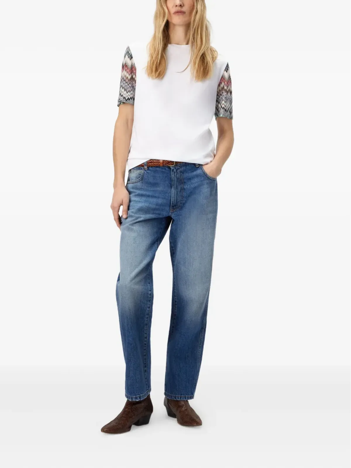 Missoni ジグザグ柄の半袖Tシャツ - 画像2