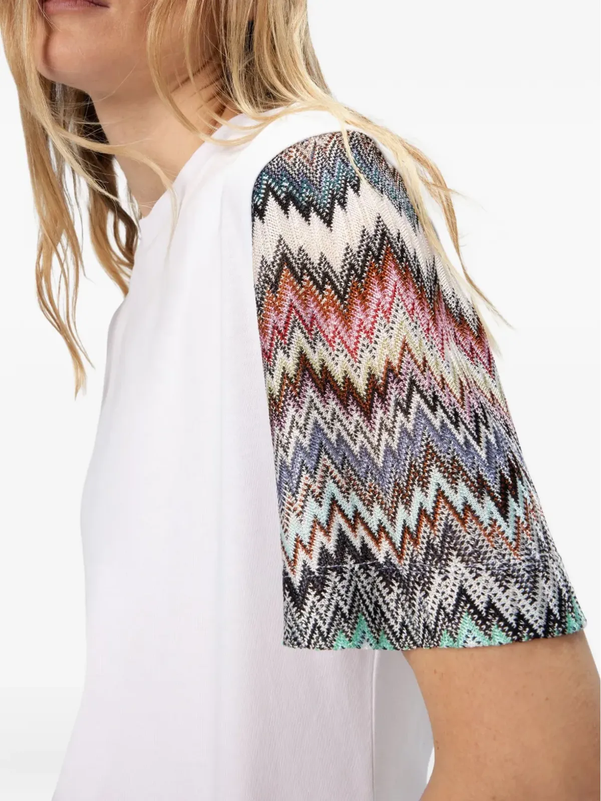 Missoni ジグザグ柄の半袖Tシャツ - 画像4