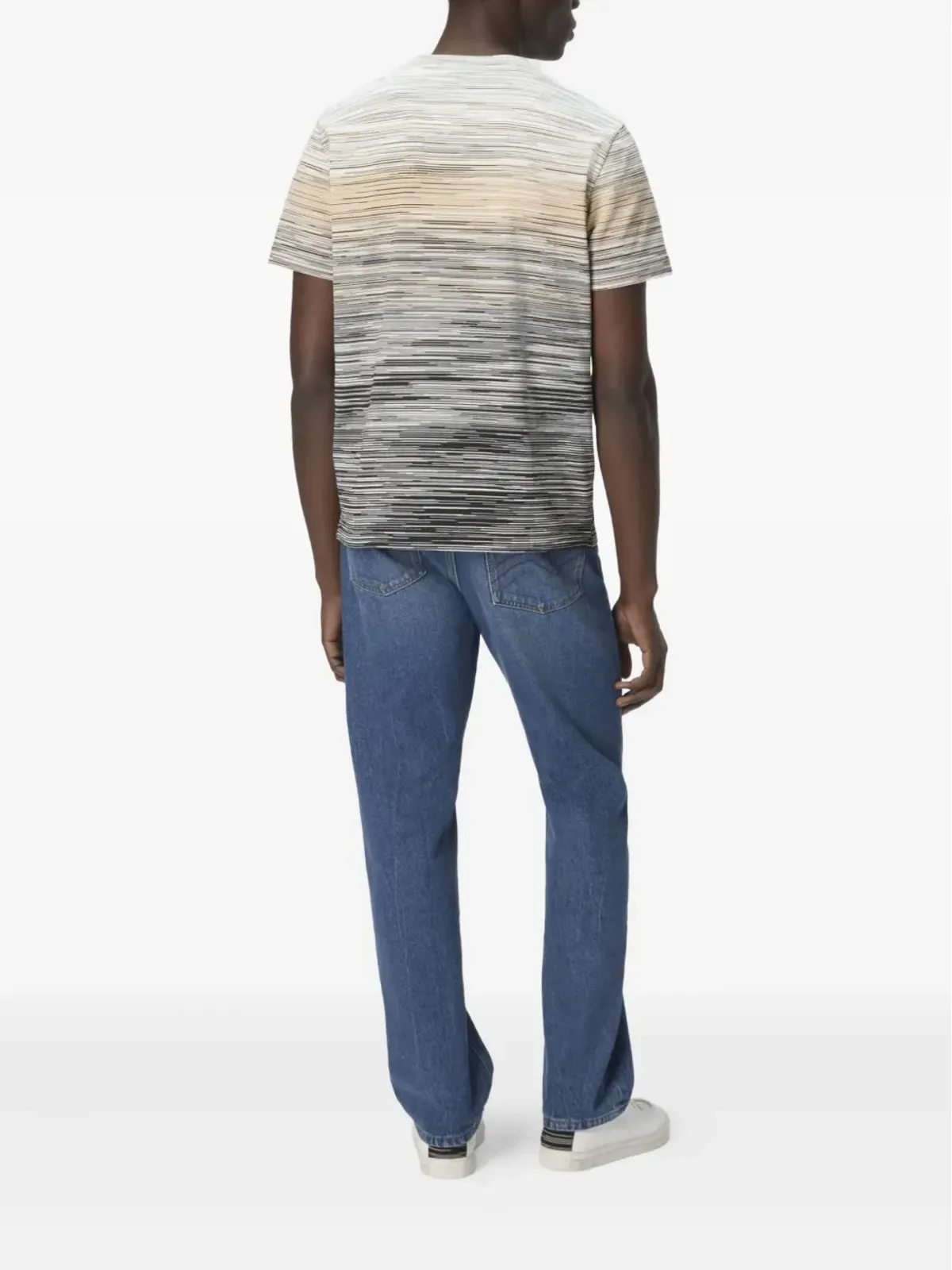 Missoni フェードフレーム柄 Tシャツ - 画像3