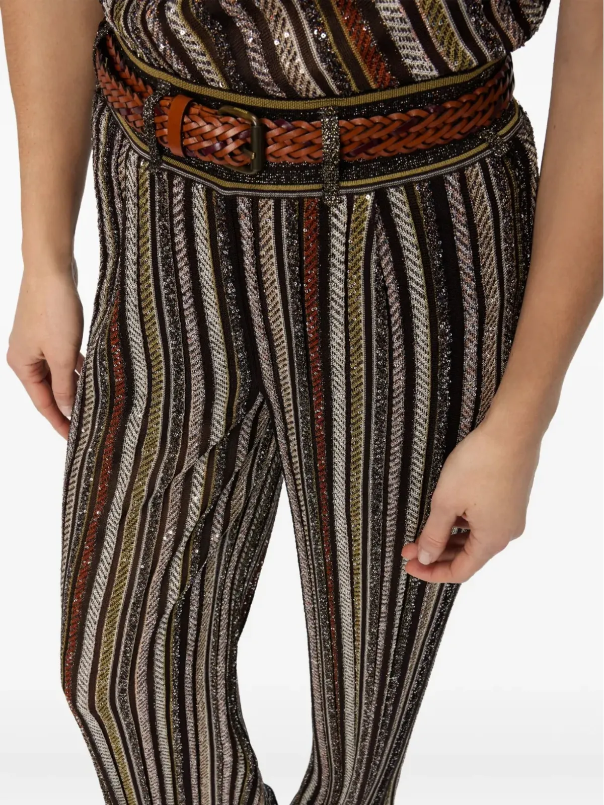 Missoni パターン柄のパラッツォパンツ - 画像4