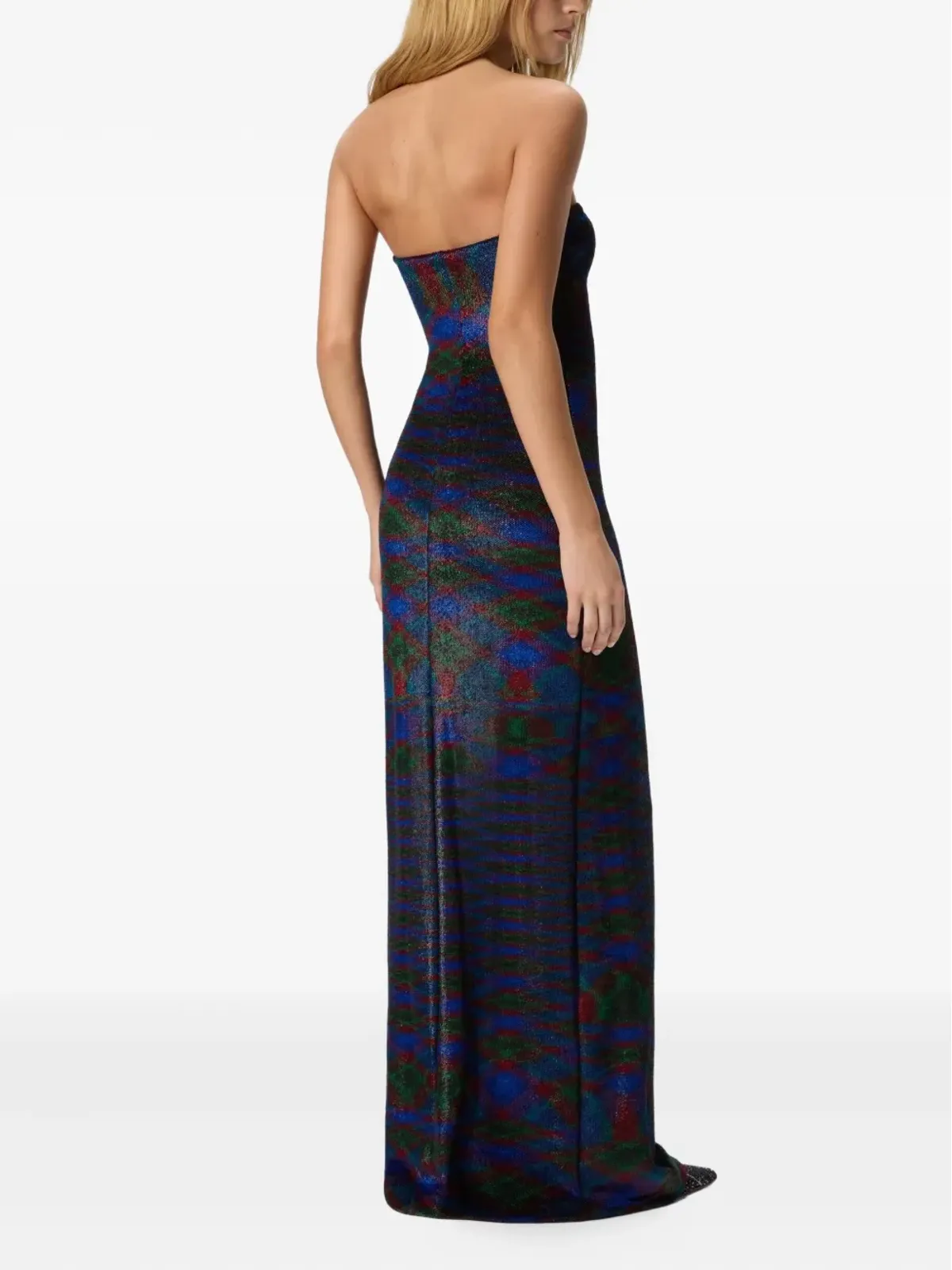 Missoni strapless patterned maxi dress - Blue - 画像3
