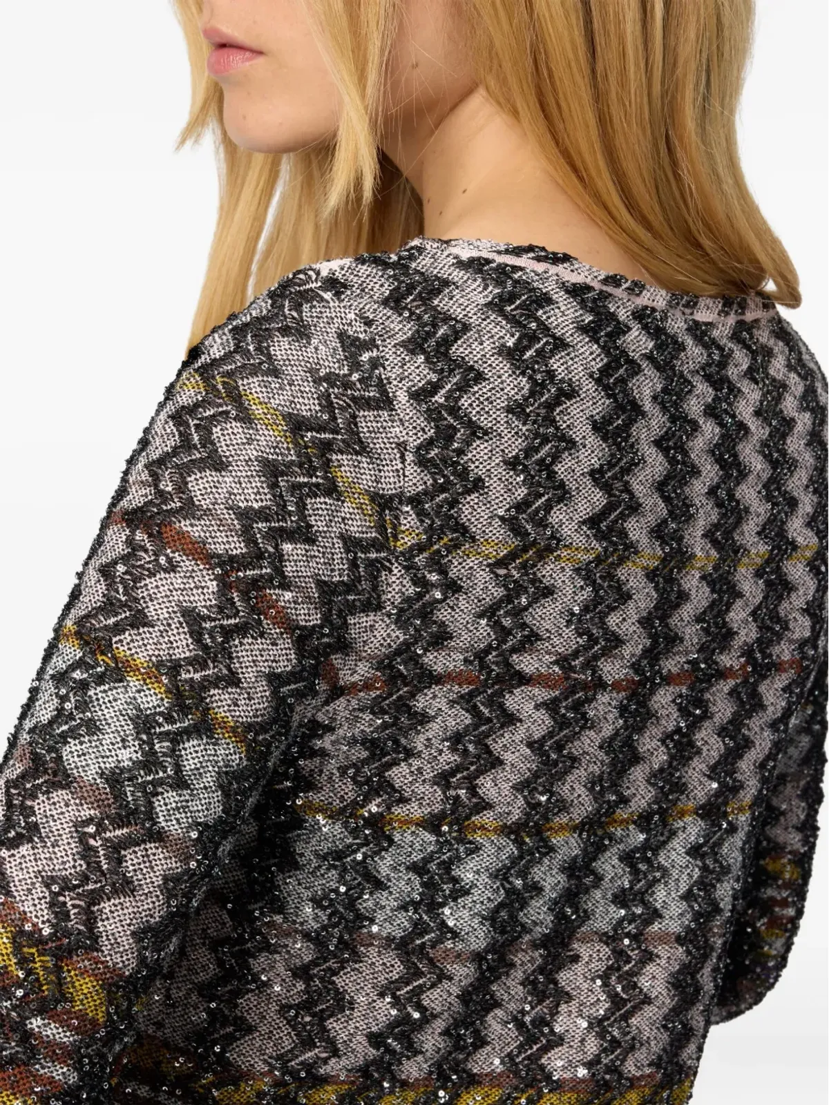Missoni エンベリッシュド ハウンドトゥース ミニドレス - 画像4
