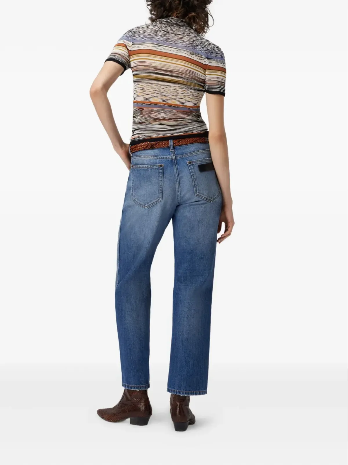 Missoni ストライプ柄タートルネックトップ - ブラック - 画像3