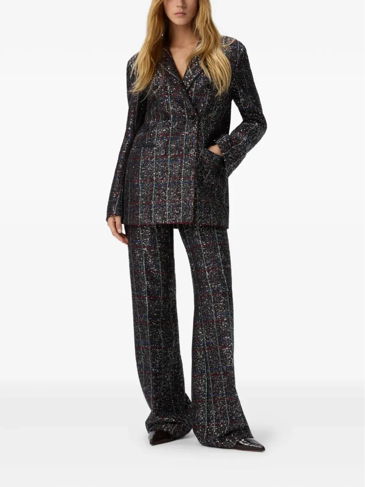 Missoni スパンコール付き ダブルブレスト ブレザー ブラック - 画像2