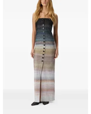 Missoni ボタンフロント マキシドレス - サムネイル2