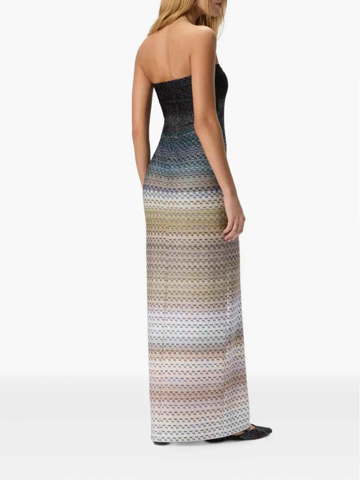 Missoni ボタンフロント マキシドレス - 画像3