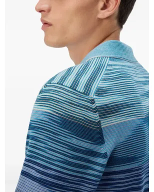 Missoni ストライプ柄長袖ポロシャツ - サムネイル4