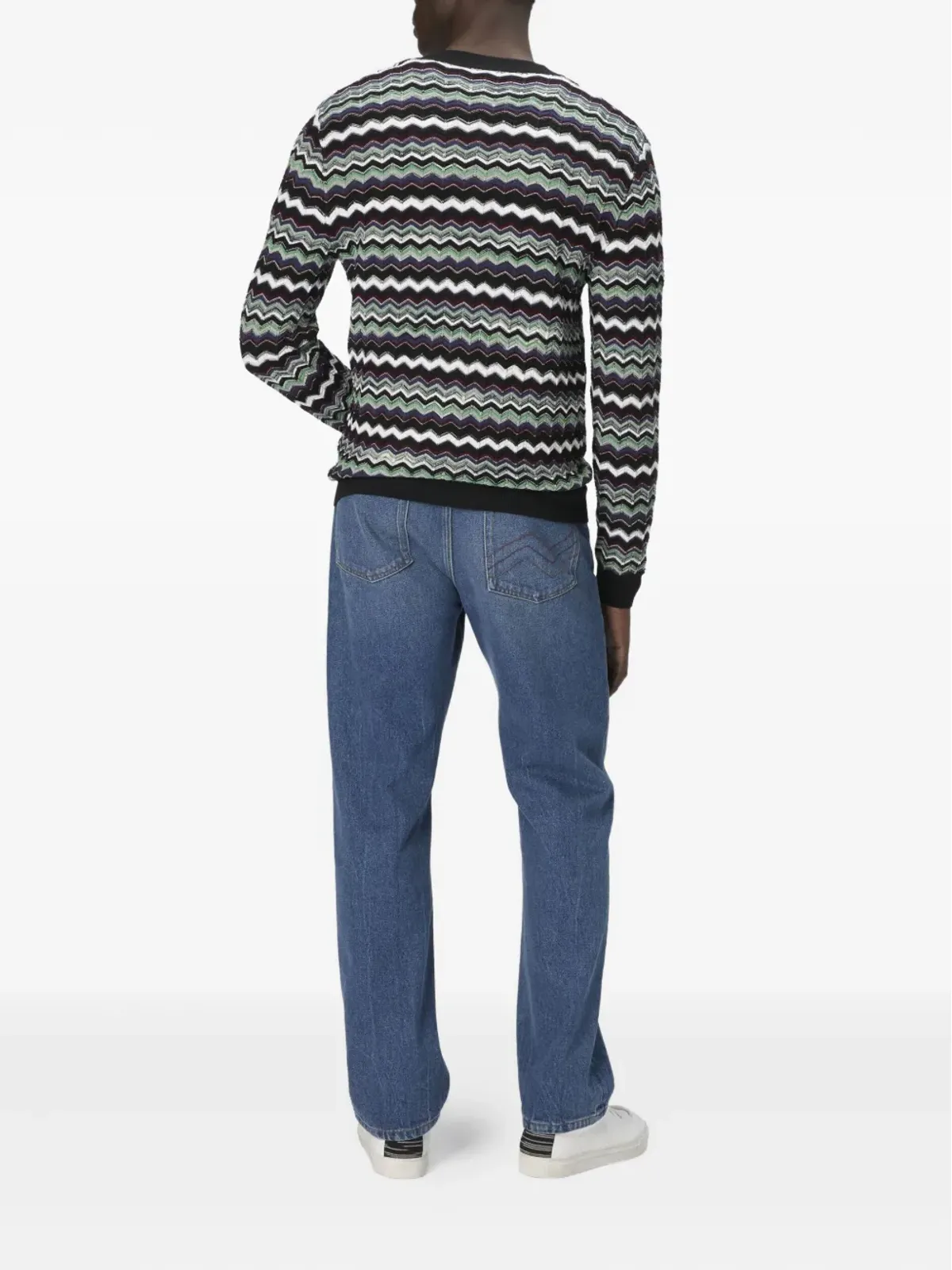 Missoni ジグザグ柄カーディガン - Blue - 画像3