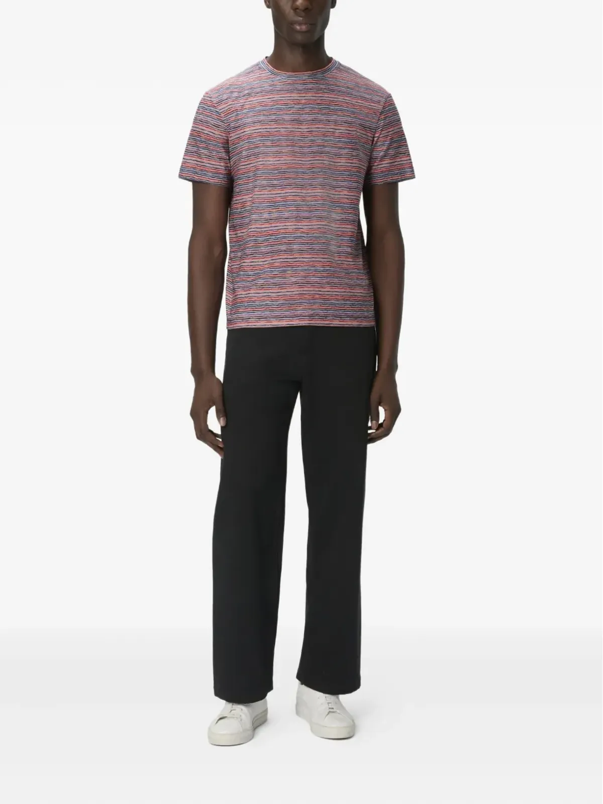 Missoni ジグザグ柄 クルーネック Tシャツ - レッド - 画像2