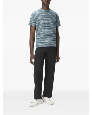 Missoni 炎のジグザグ柄 クルーネック Tシャツ - ブルー - サムネイル2