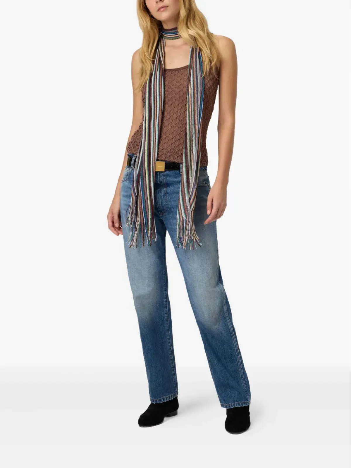 Missoni テクスチャード ノースリーブ タンクトップ - 画像2