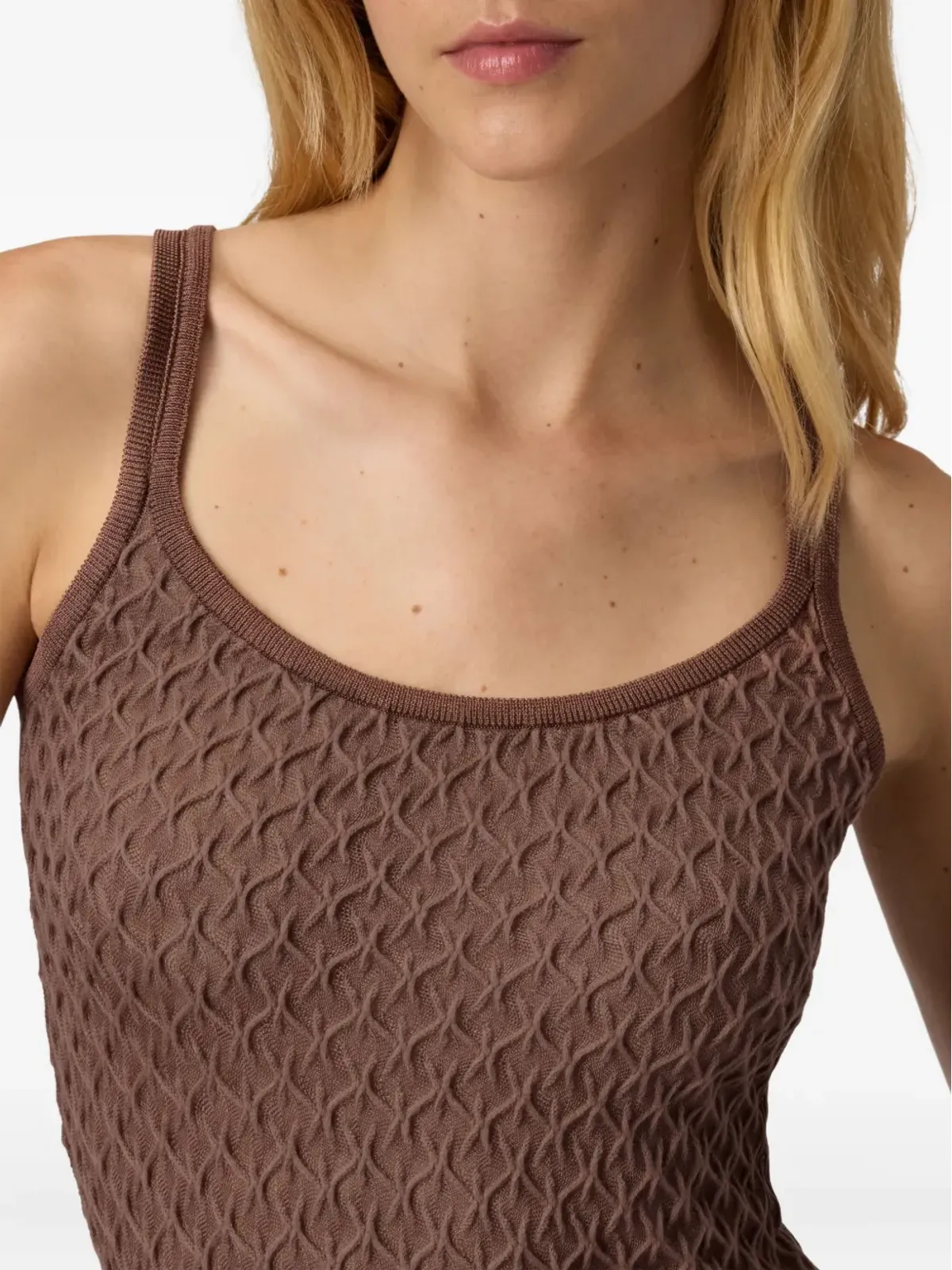 Missoni テクスチャード ノースリーブ タンクトップ - 画像4