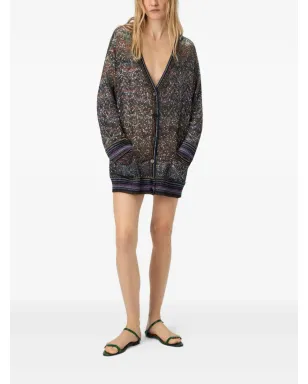 Missoni ボタン留め付きカーディガン ブラック - サムネイル2