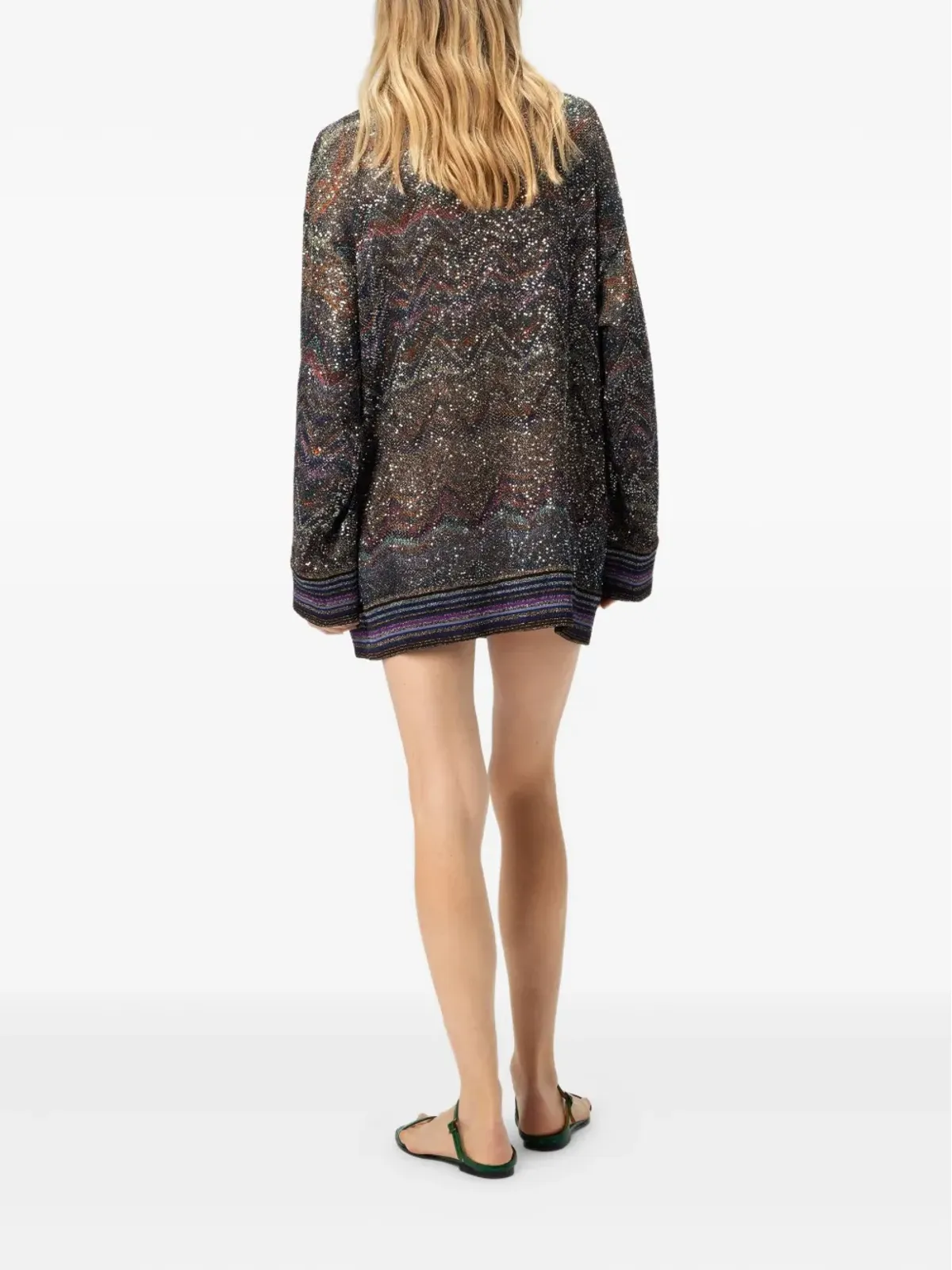 Missoni ボタン留め付きカーディガン ブラック - 画像3