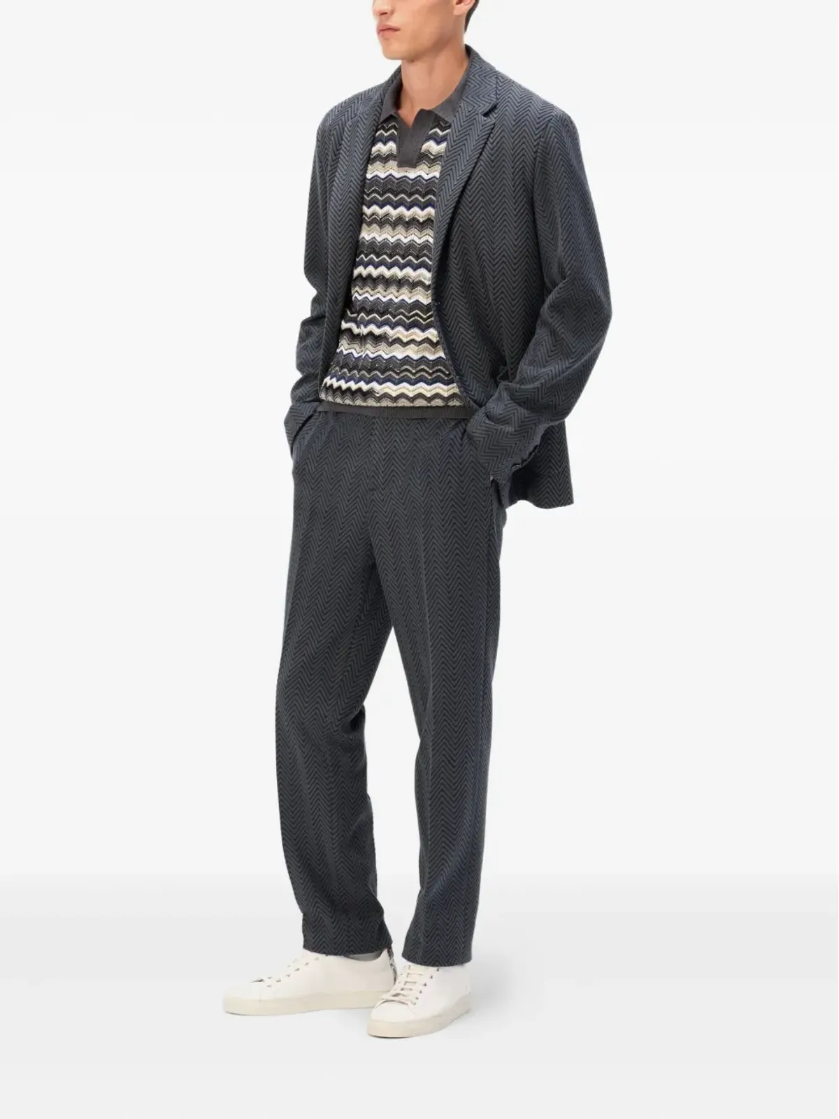 Missoni シングルブレストブレザー - 画像2