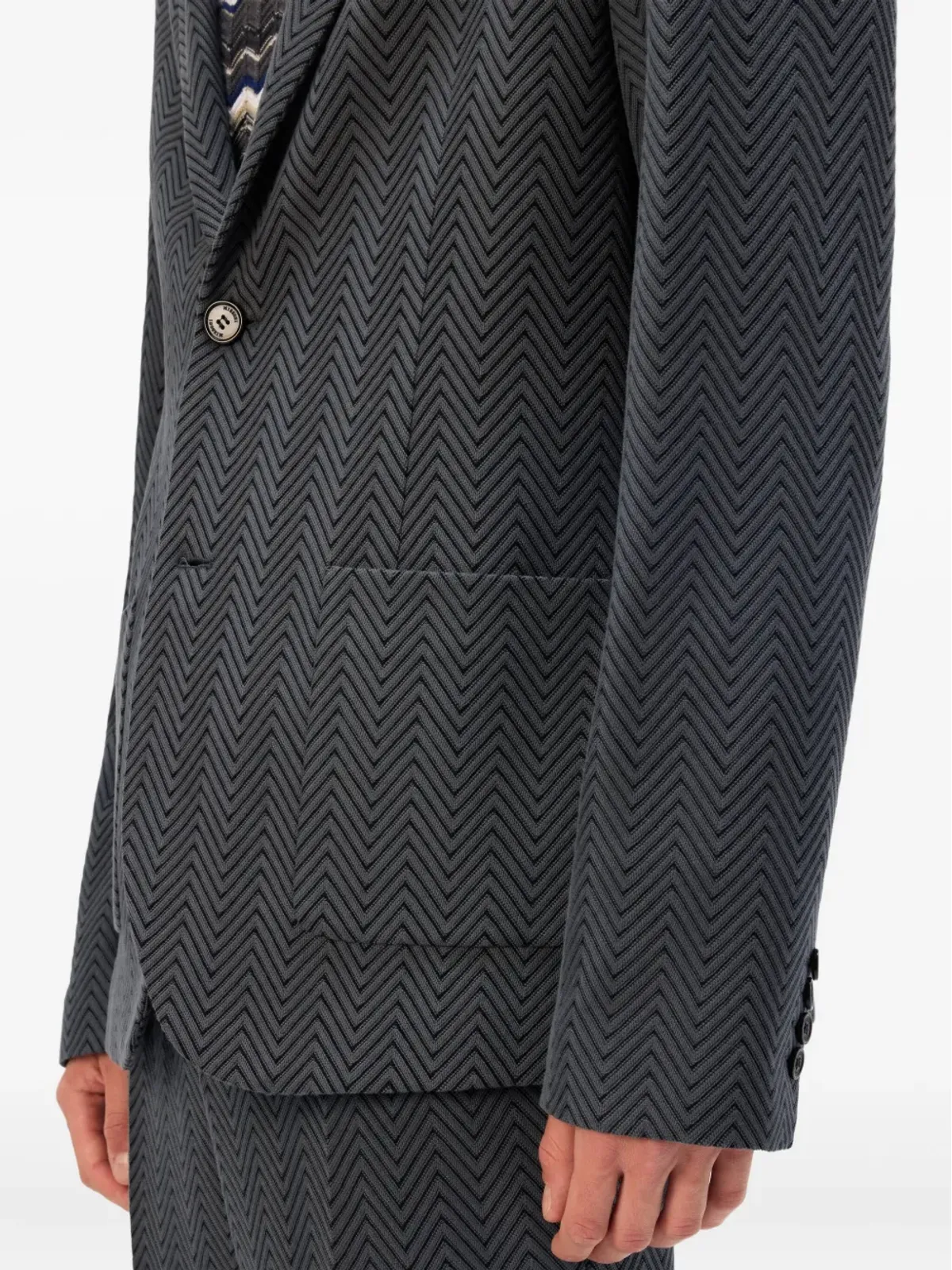 Missoni シングルブレストブレザー - 画像4