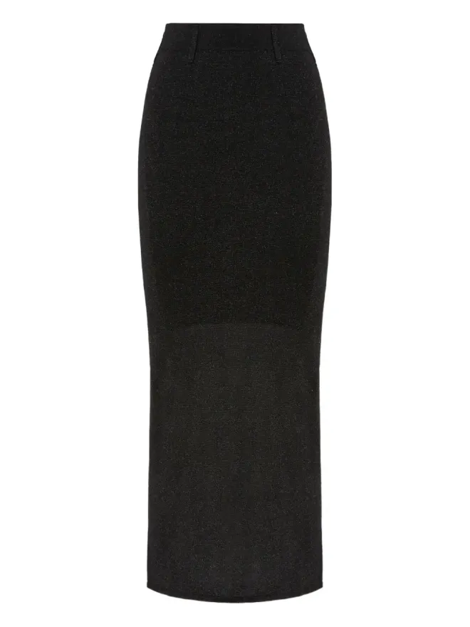 Missoni Missoni メタリックディテール スリットスカートの商品画像