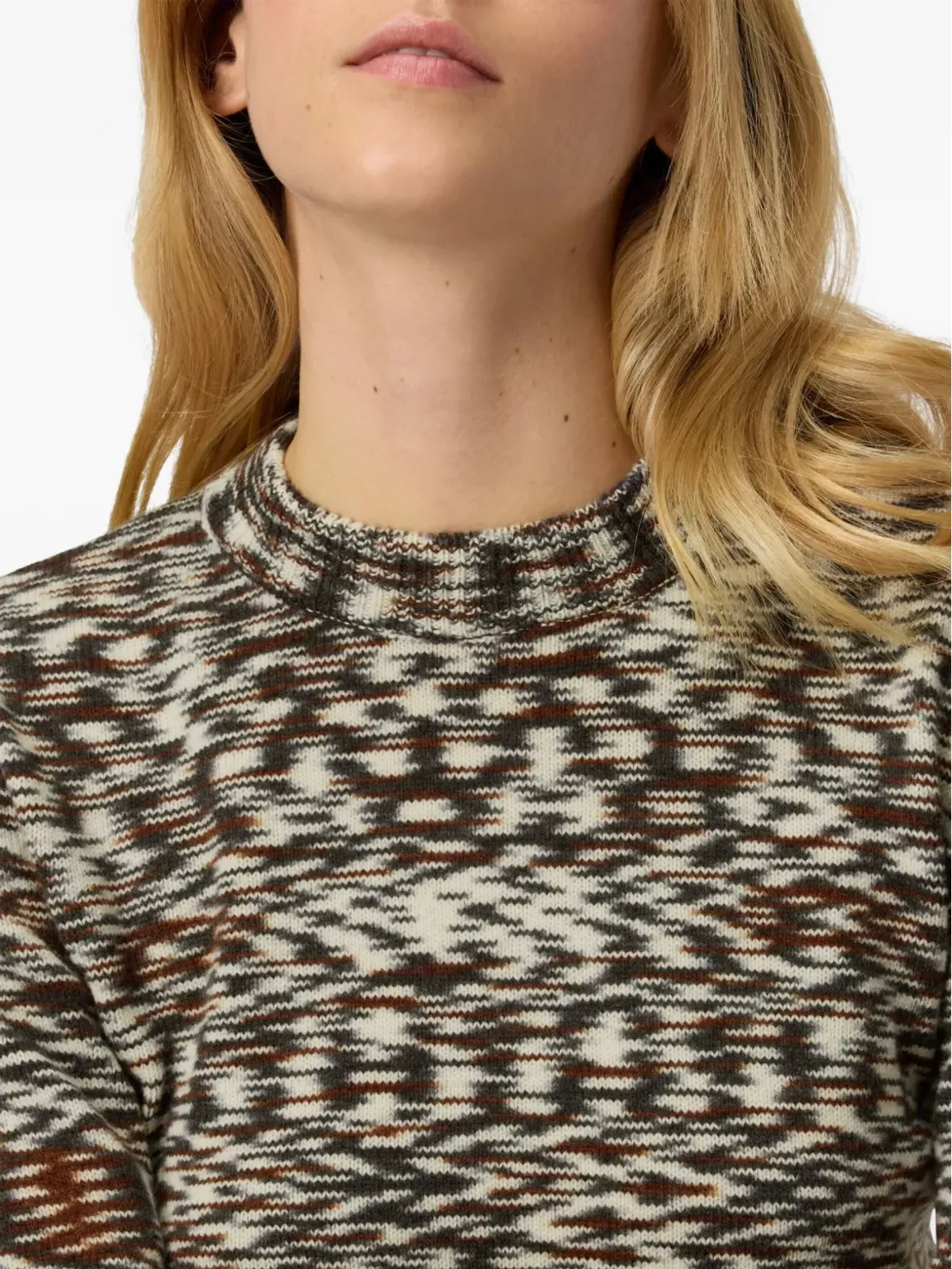 Missoni パターン柄 クルーネック セーター - 画像4