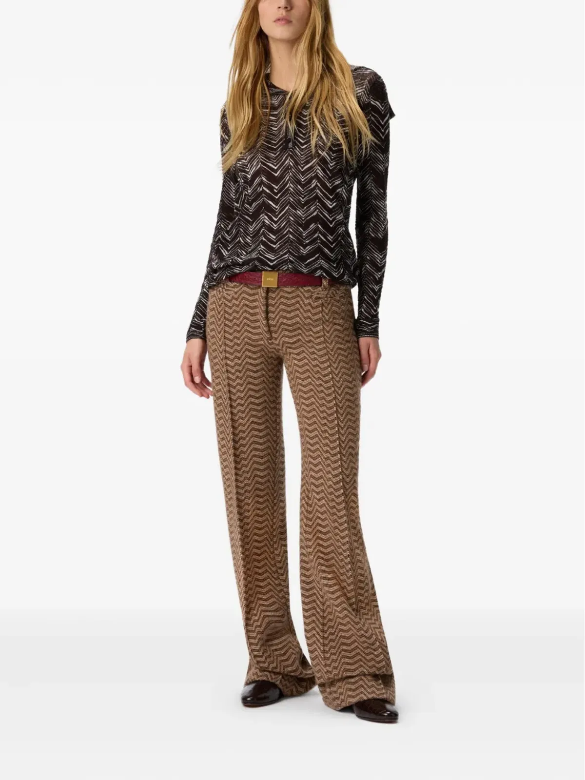 Missoni ニットポロトップ - 画像2