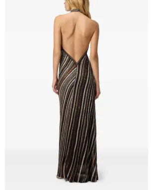Missoni ホルターネックストライプマキシドレス - サムネイル3