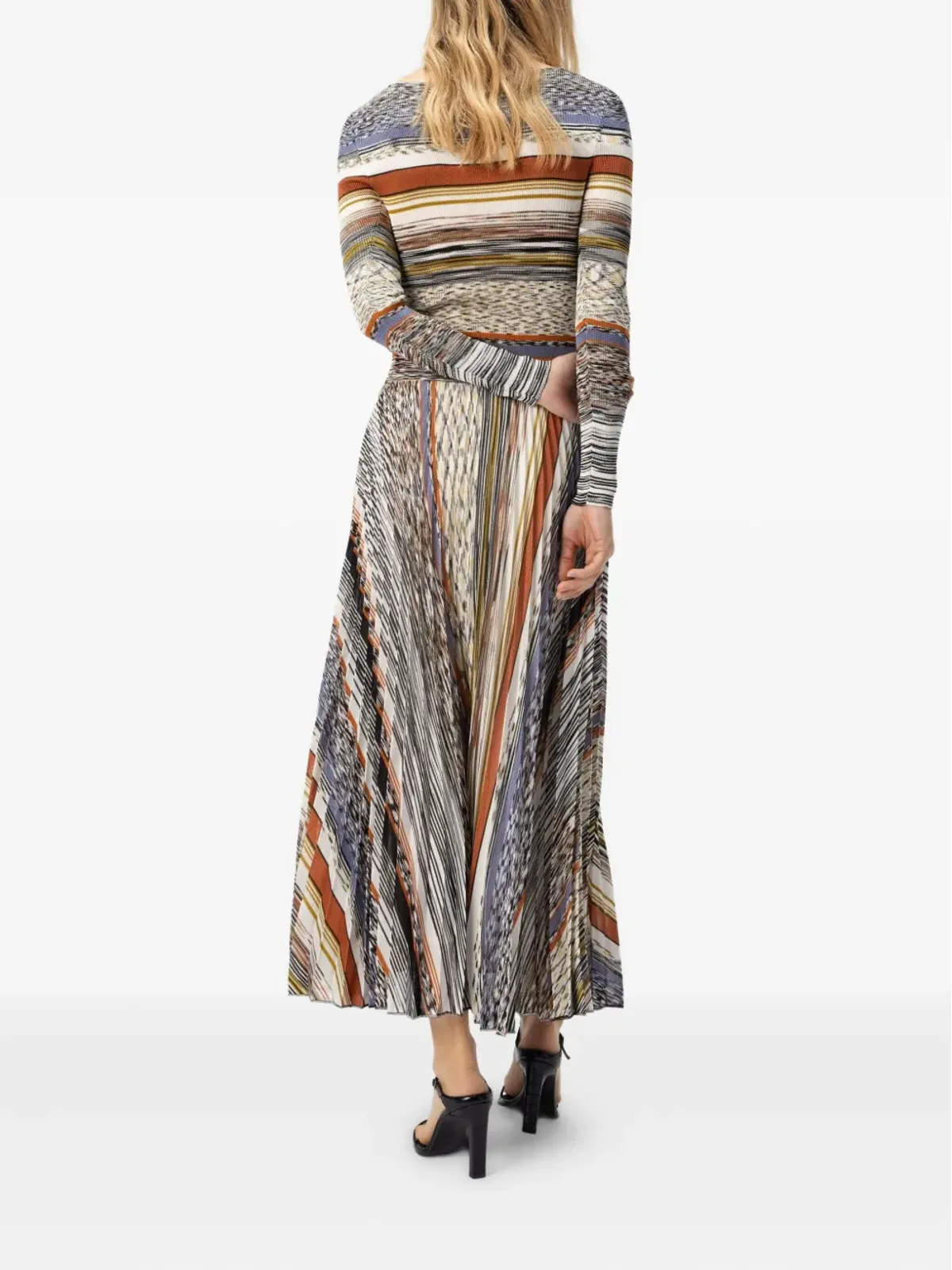 Missoni ストライプ柄ミディドレス - 画像3
