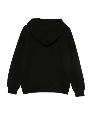 Rick Owens Kids Hollywood Jason's ジップアップフーディー（ブラック） - サムネイル2