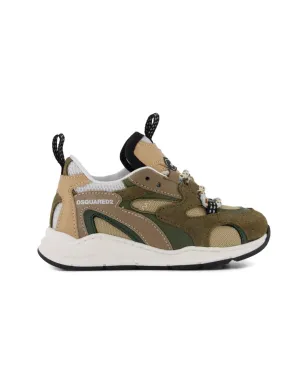 DSQUARED2 KIDS バブルスエードスニーカー - サムネイル2