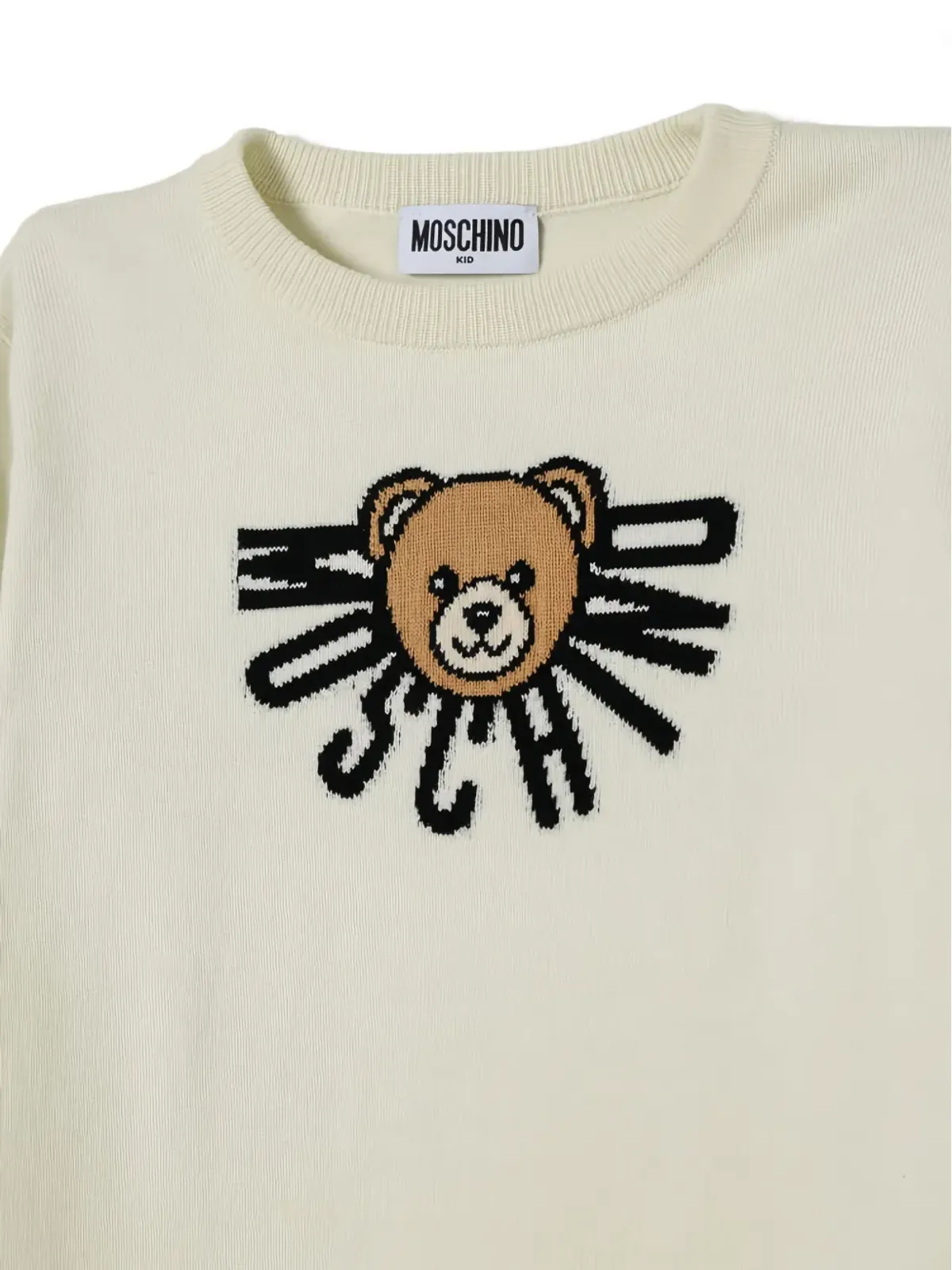 Moschino Kids テディベアニットドレス - 画像3
