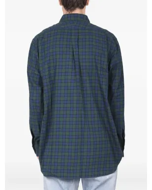 Engineered Garments チェック柄シャツ ブルー - サムネイル3
