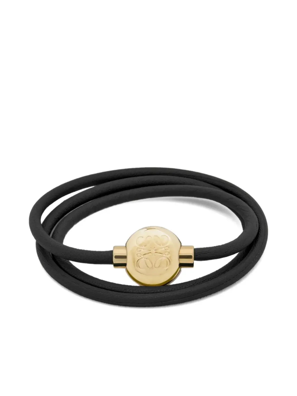 LOEWE レザー ロゴ ブレスレット - 画像1