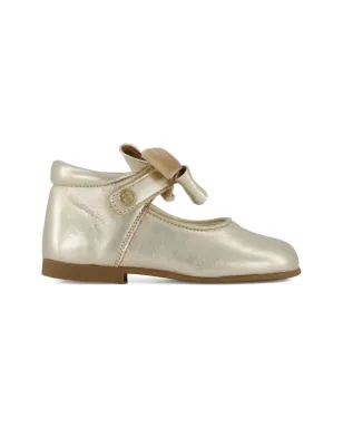 ANDANINES velvet-bow leather ballerinas - サムネイル2