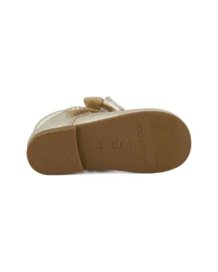 ANDANINES velvet-bow leather ballerinas - サムネイル3