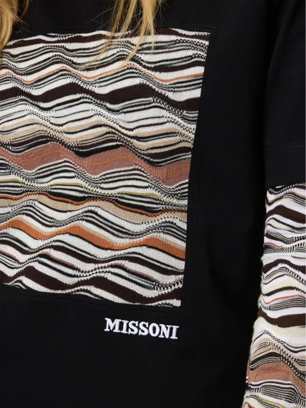 Missoni ウェーブパターンTシャツ - 画像4