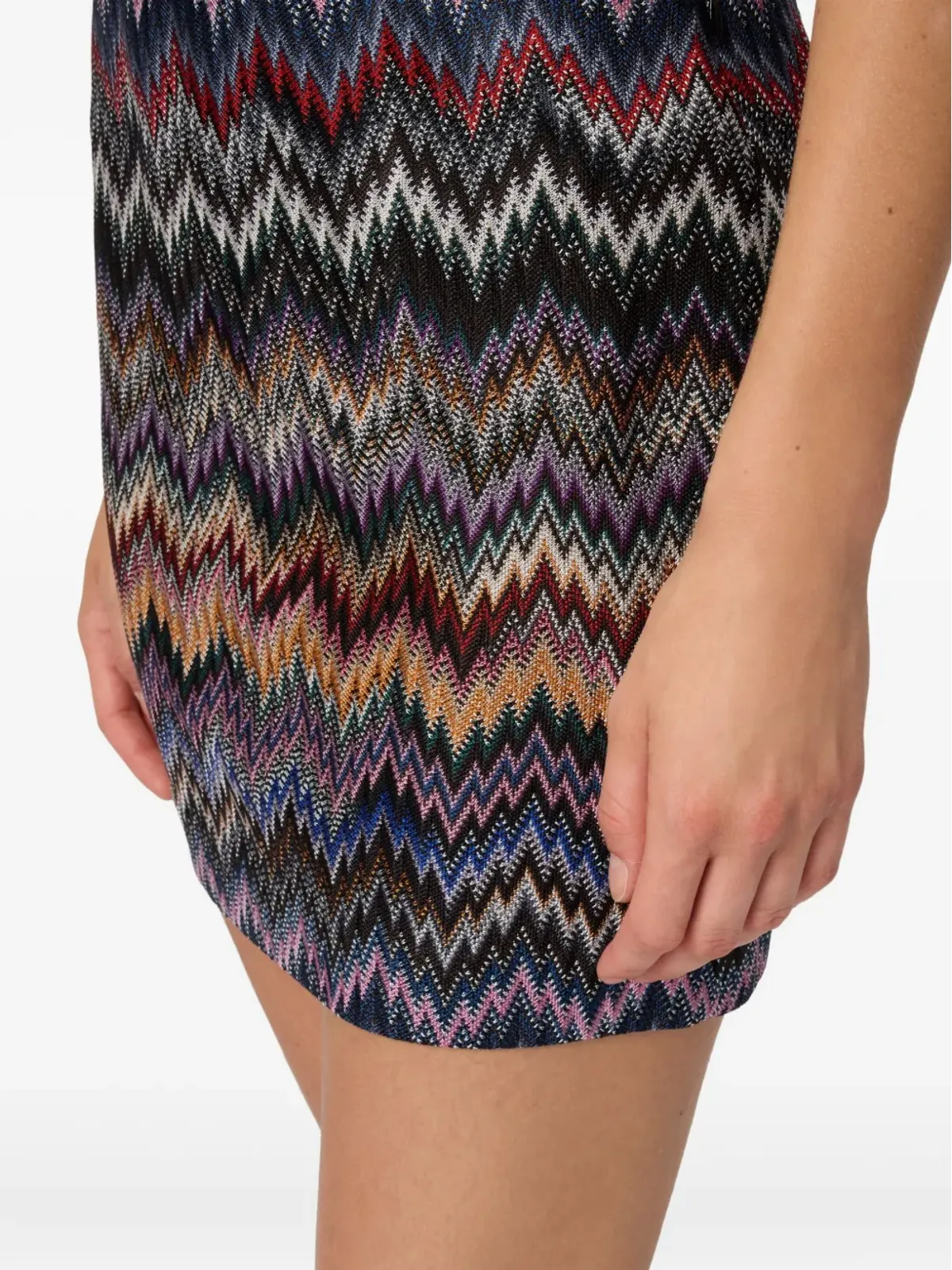 Missoni ジグザグニットスカート - 画像4