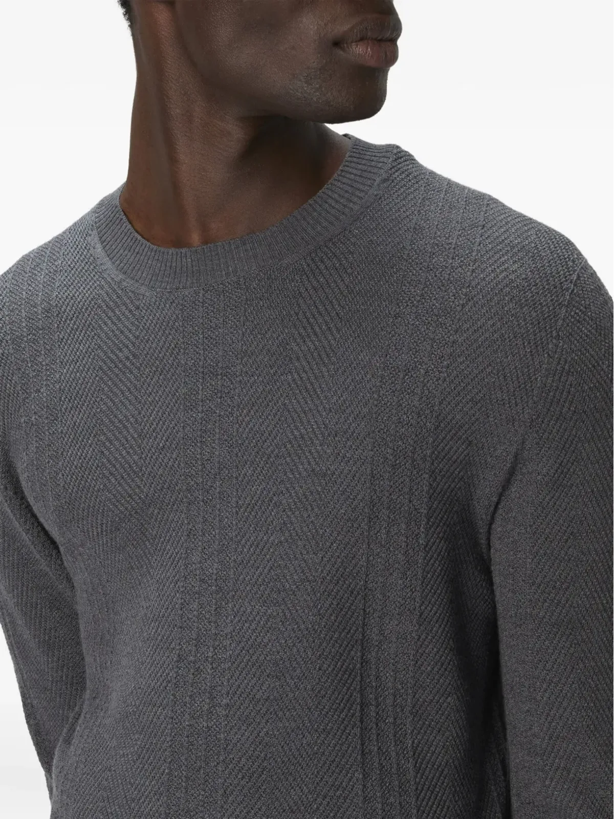 Missoni ヘリンボーン柄ケーブルニットセーター - 画像4