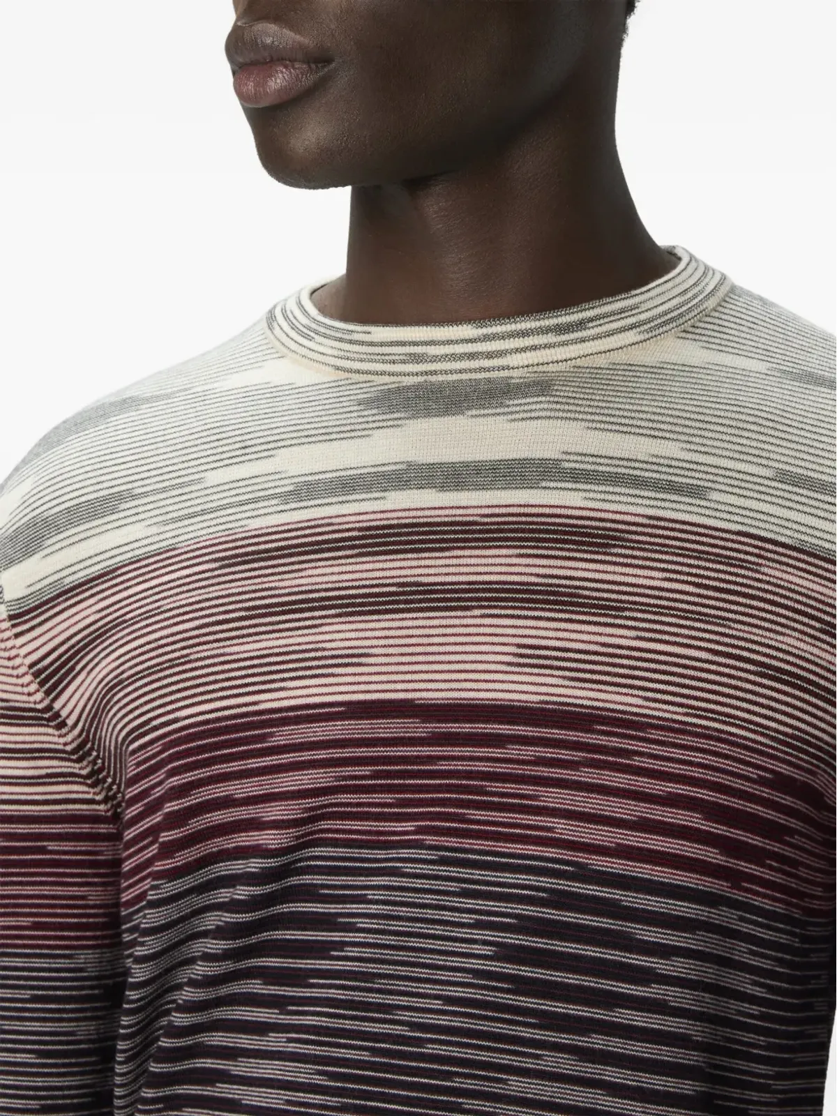 Missoni ストライプ柄クルーネックセーター - 画像4