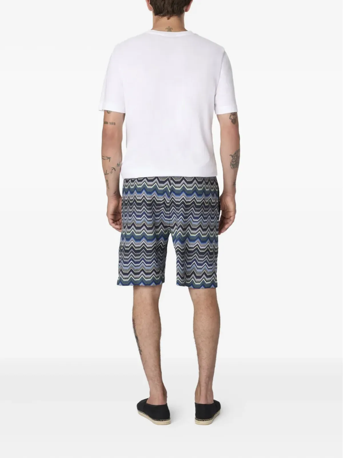 Missoni チェボロン柄 デッキショーツ - Blue - 画像3