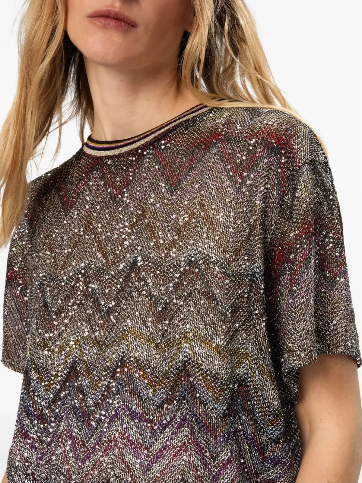 Missoni Tシャツとポロシャツ - Neutrals - 画像4