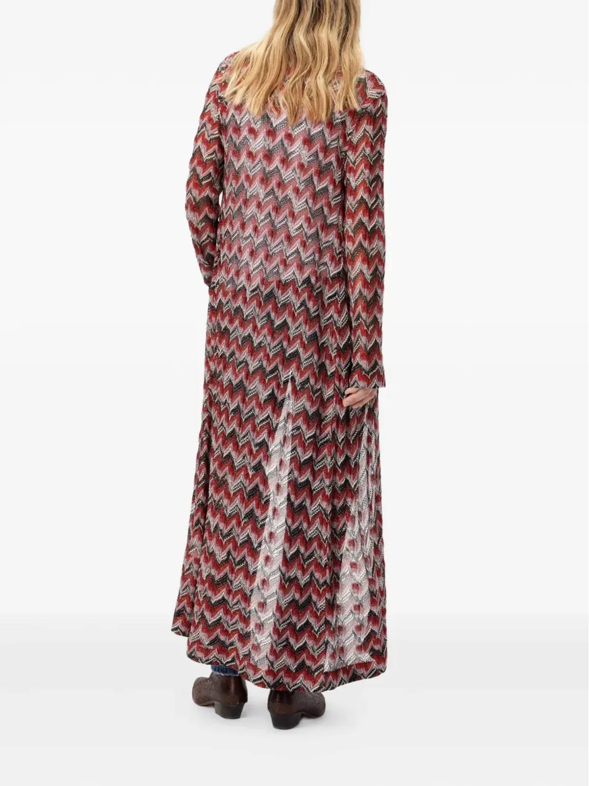Missoni シェブロン柄マキシカーディガン - 画像3