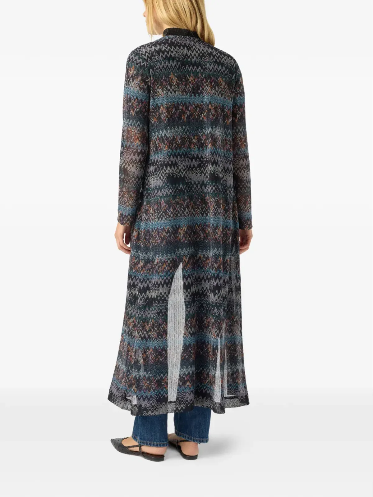 Missoni パターン柄ロングカーディガン - 画像3