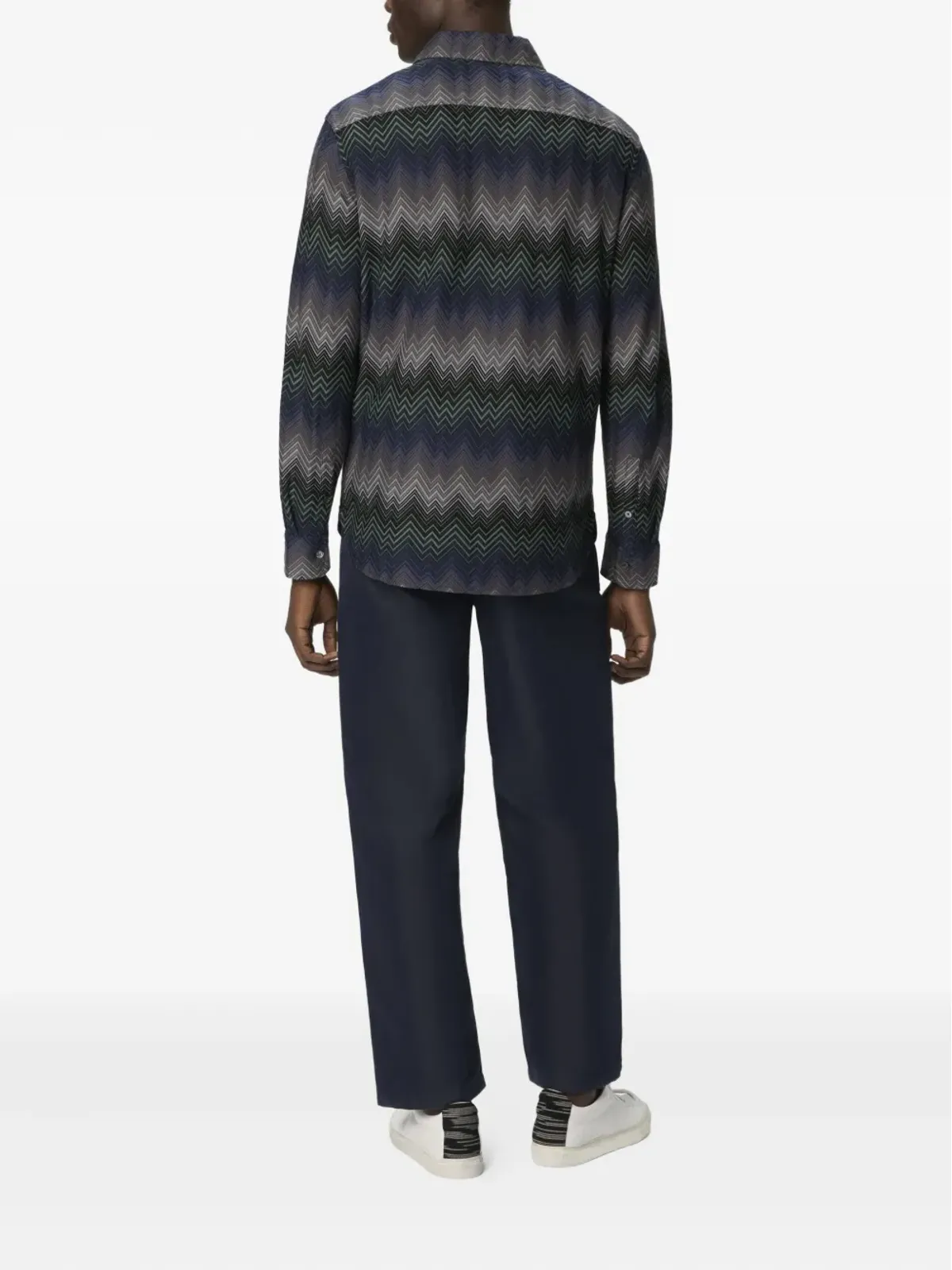 Missoni チェボロン柄長袖シャツ - 画像3
