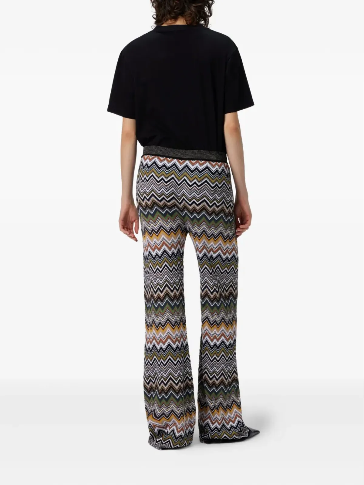 Missoni チェボン柄フレアパンツ - 画像3