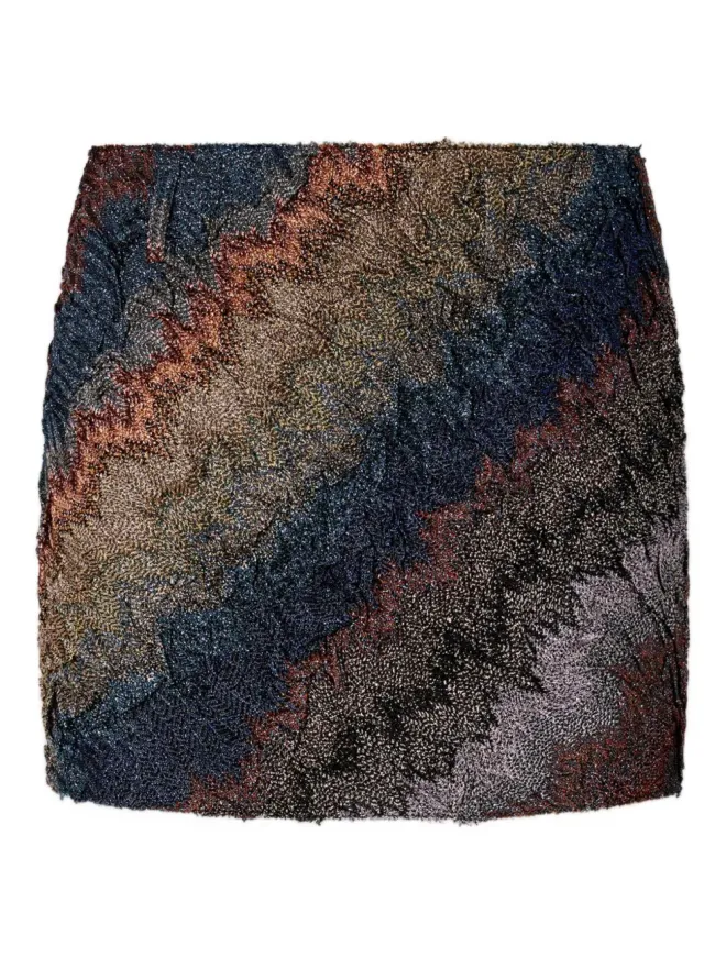 Missoni Missoni テクスチャードストライプミニスカートの商品画像