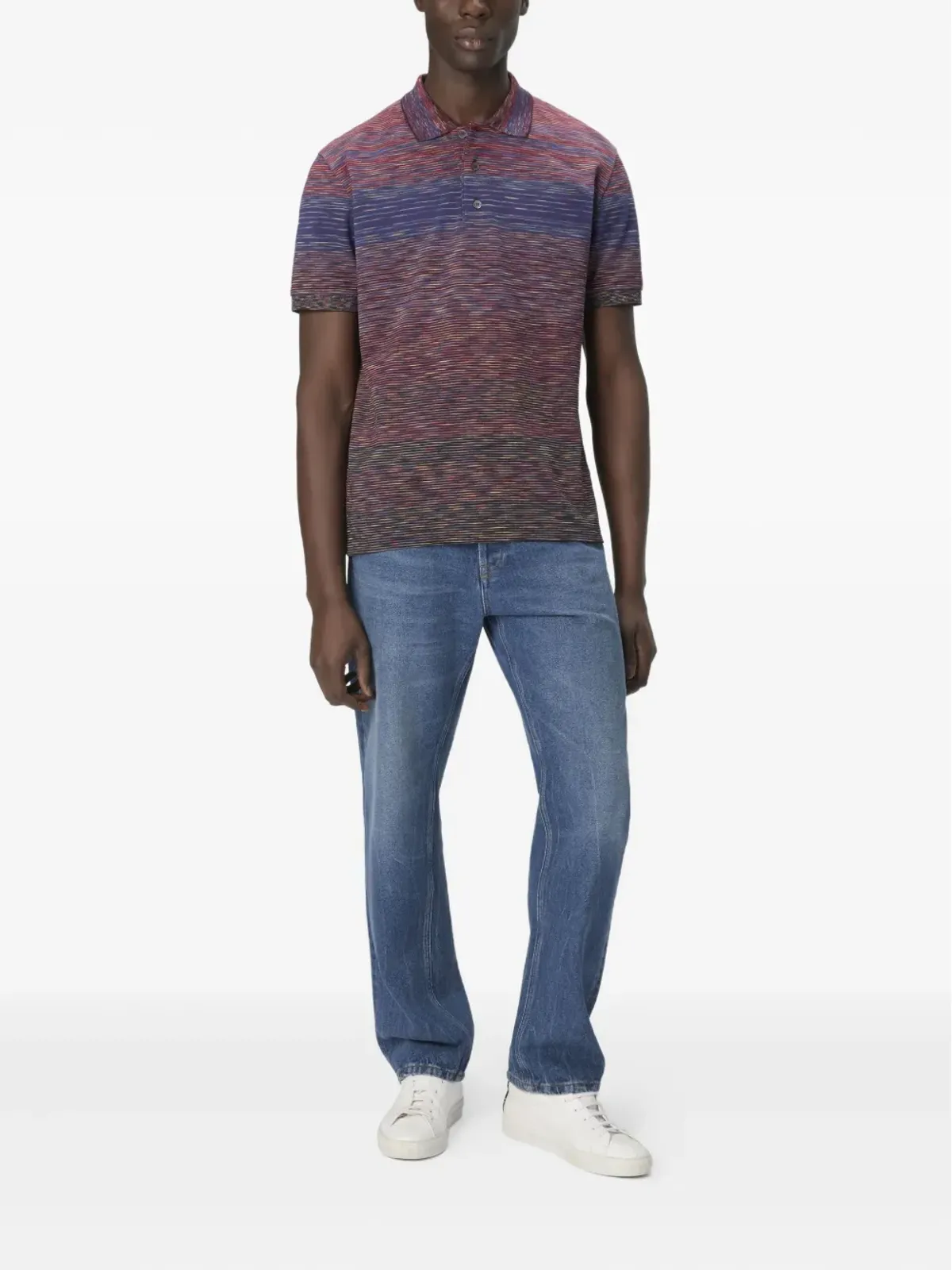 Missoni ストライプ柄ポロシャツ - レッド - 画像2