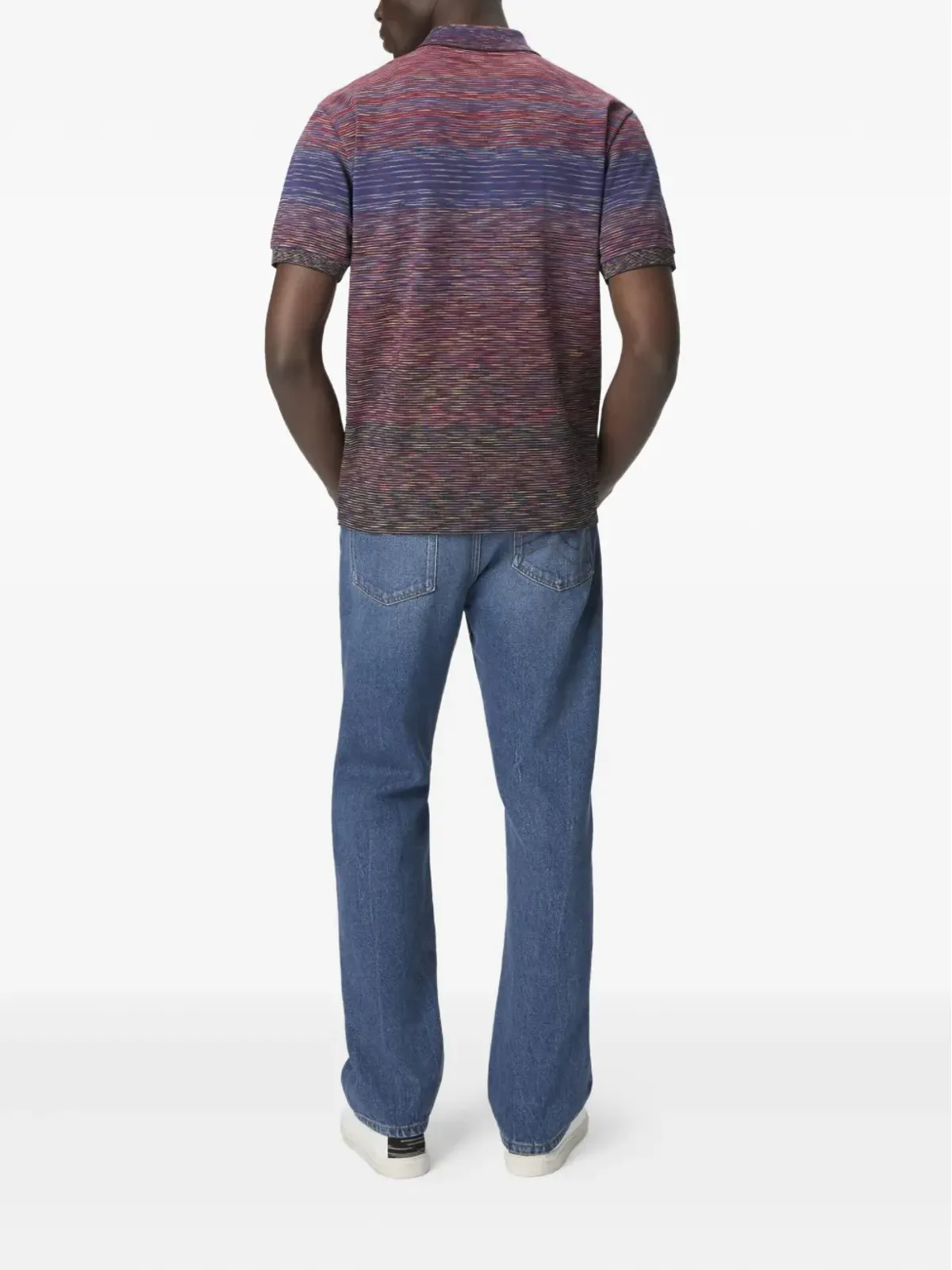 Missoni ストライプ柄ポロシャツ - レッド - 画像3