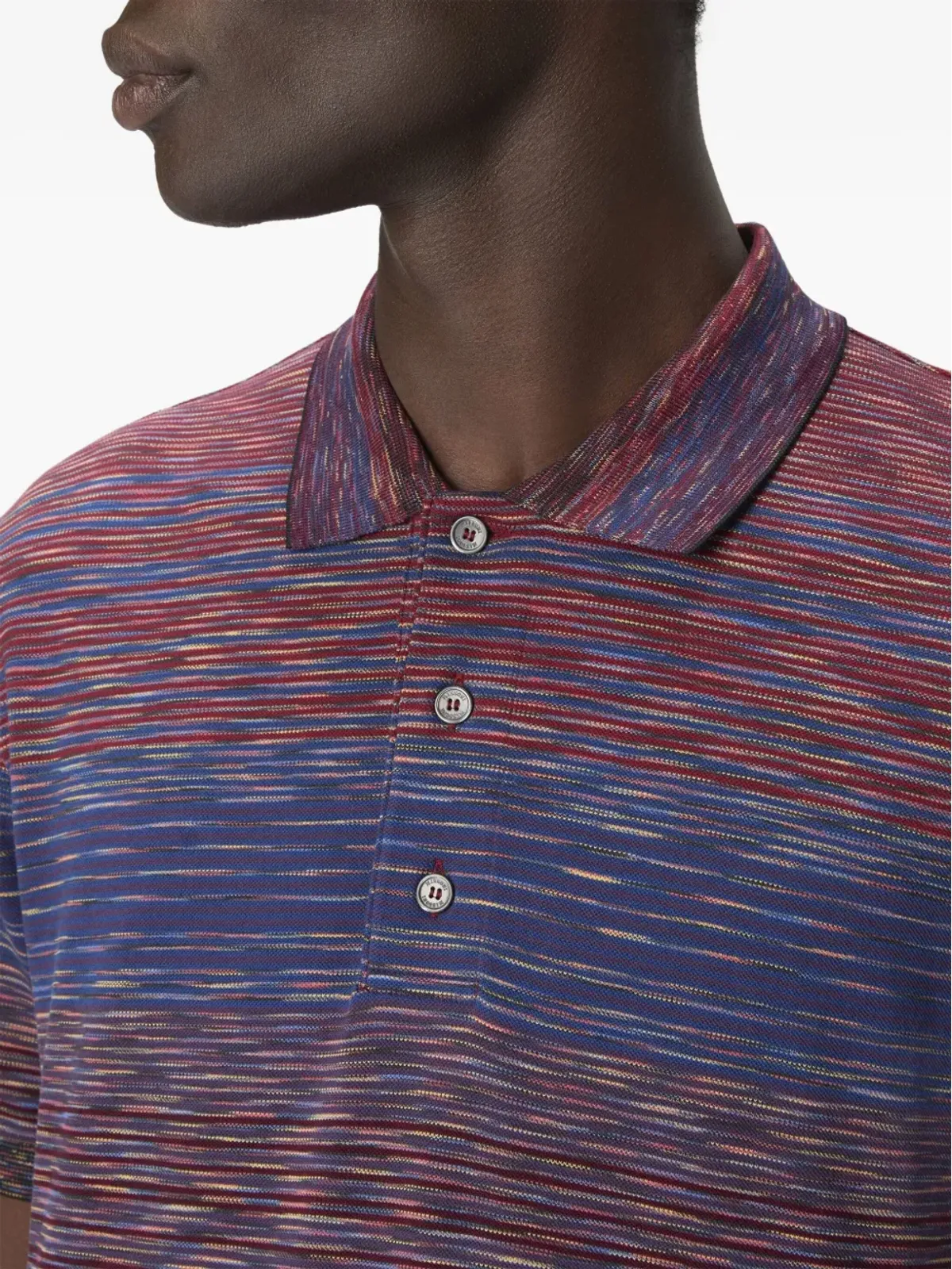 Missoni ストライプ柄ポロシャツ - レッド - 画像4